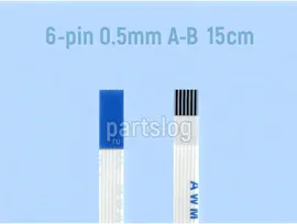 Шлейф платы кнопок PartyBoost Громкость Play для JBL Flip 5 6-pin FFC Шаг 0.5mm Длина 15cm Обратный A-B