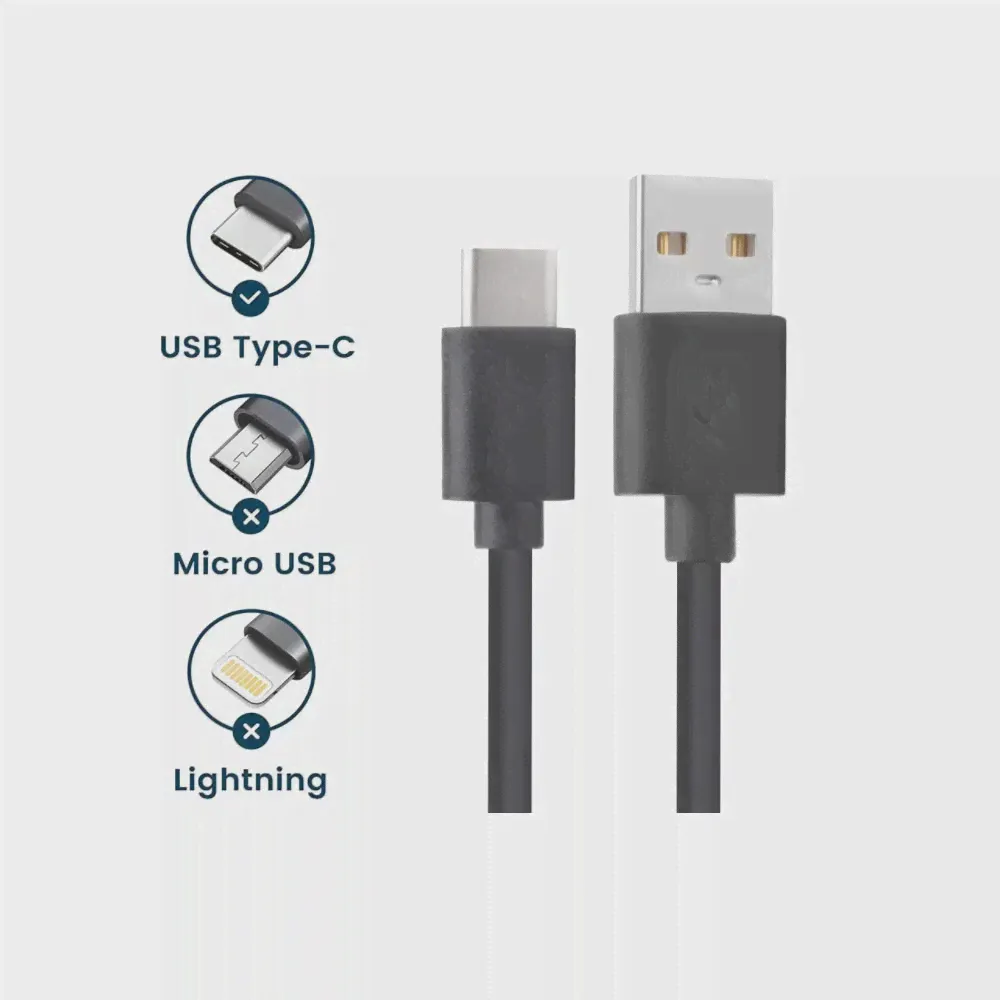 Кабель питания для зарядки совместим с JBL Charge 5, JBL Flip 5, Charge 4, Pulse 4 беспроводной динамик (черный) (art.: 3920ba848ae05)-1